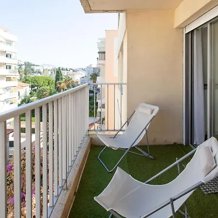 L28 Californie 1min Walk Sea 3bdr/ Ac & Balcony